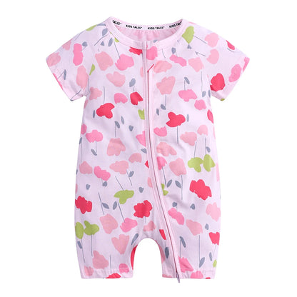 Kids Tales Sunshine Stories Cotton-Blend Printed Romper
