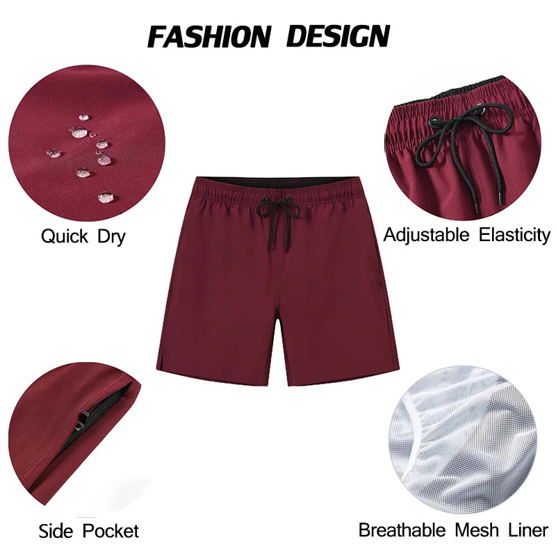 Men's breathable mesh liner shorts by ShopHub NZ, featuring adjustable waist, zipper pockets, quick-dry fabric, ideal for summer fitness.