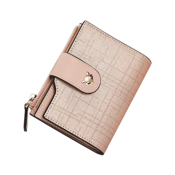 FOXER Cowhide Leather Women's Short Wallet