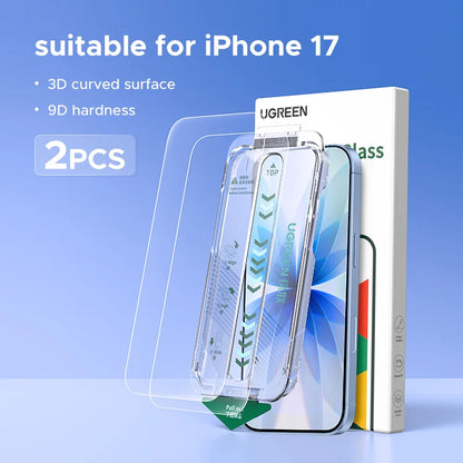 UGREEN Dust-free Screen Protector – Premium Protection for iPhone 18, 17, & Pro Max