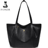 FOXER Women's Cow Leather Tote Shoulder Bag