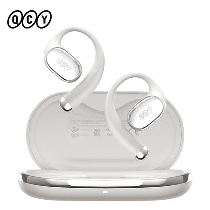 QCY Crossky R70 Wireless Headphones - Hi-Res Open-Ear Bluetooth 6.0 Earhooks with Bass Boost - ShopHub