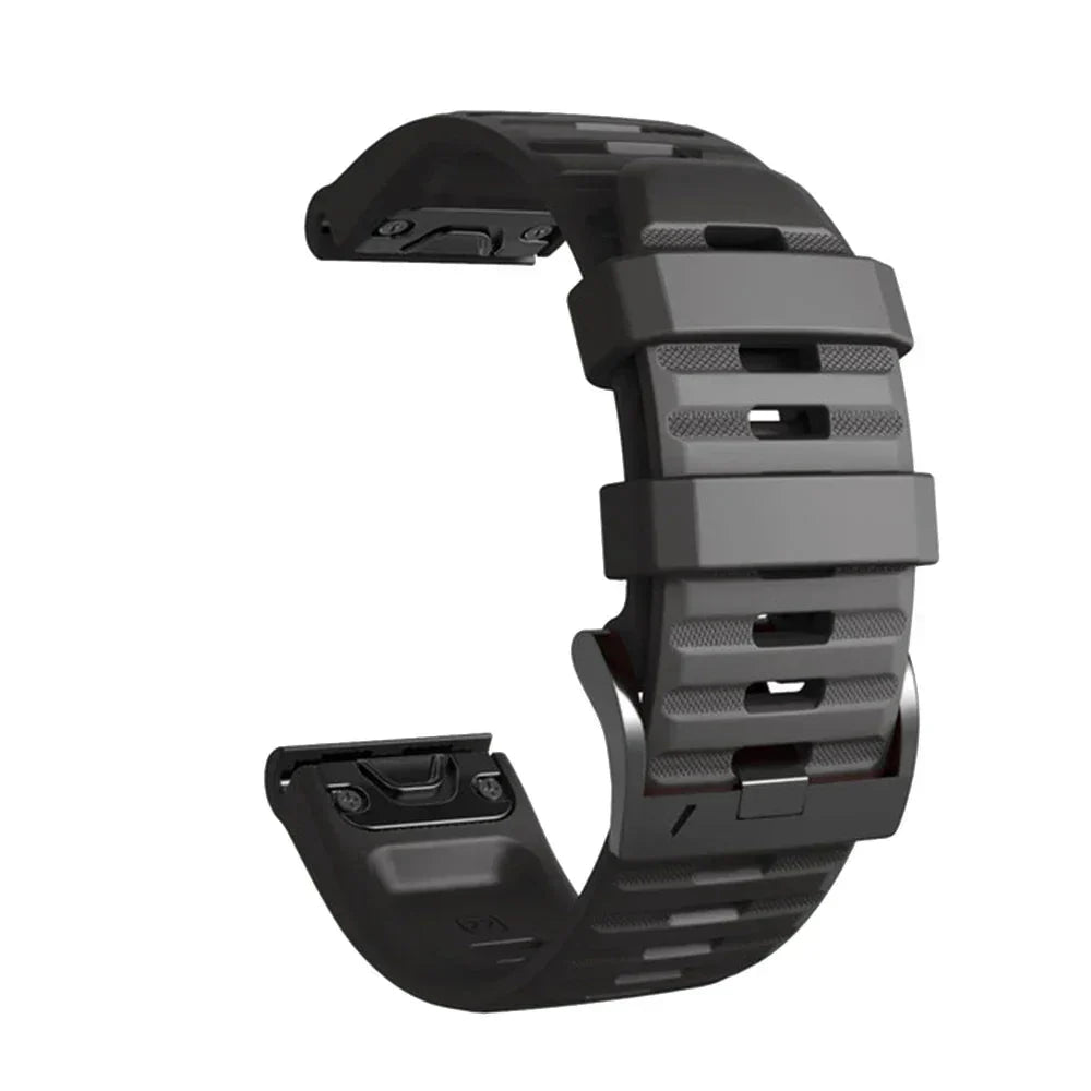 QuickFit Silicone Strap for the Garmin Flagship Models (2 sizes & 46 colours available) Habicare
