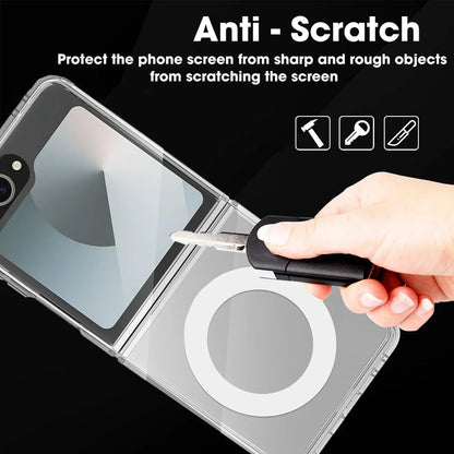 Transparent Magsafe Case for the Samsung Galaxy Z Flip7 (2 types of variant available) Habicare