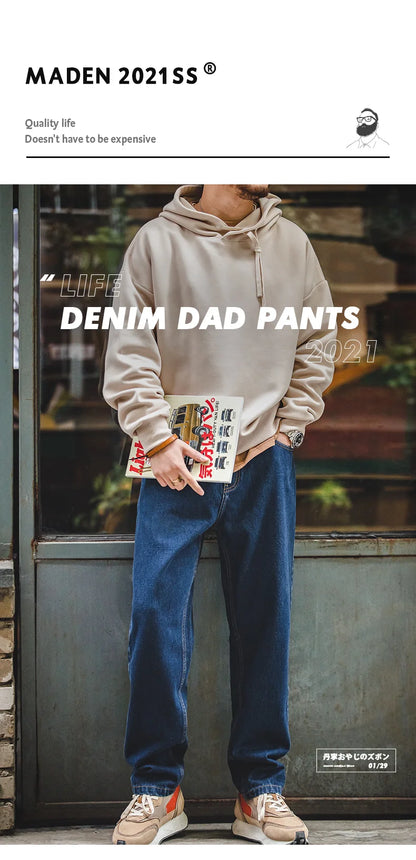 Maden 12.8 oz Retro Loose Washed Denim Jeans