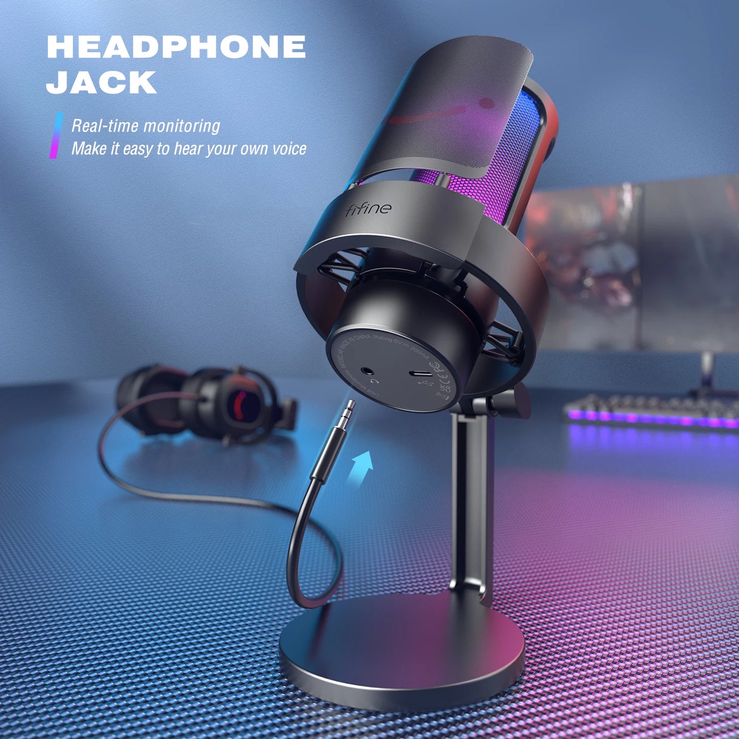 Elevate Your Sound Quality with the FIFINE USB Microphone A8 for Recording and Streaming