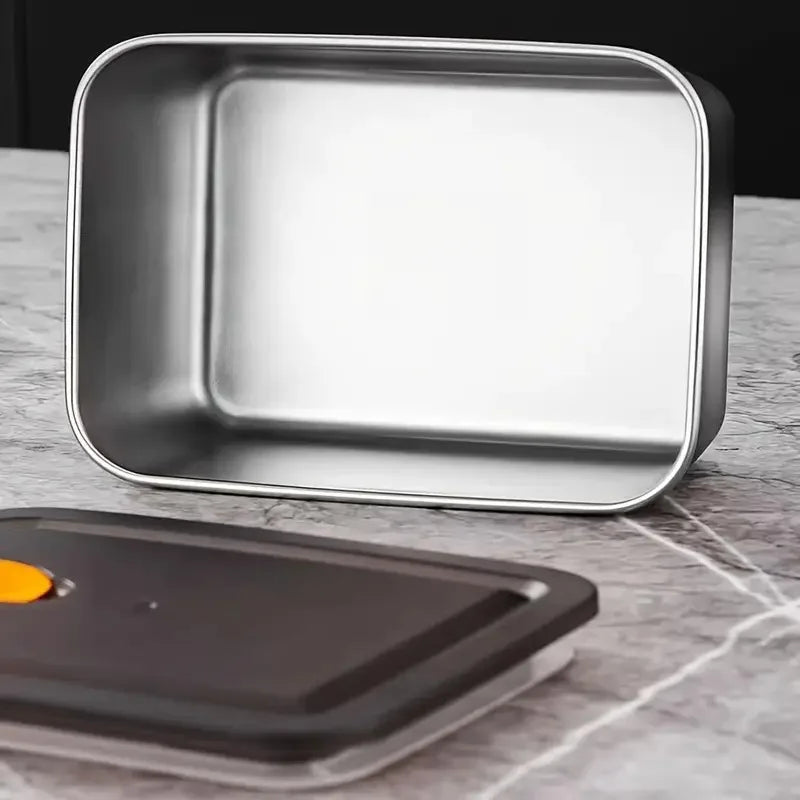4pc Stainless Steel Food Storage Containers Set - ShopHub