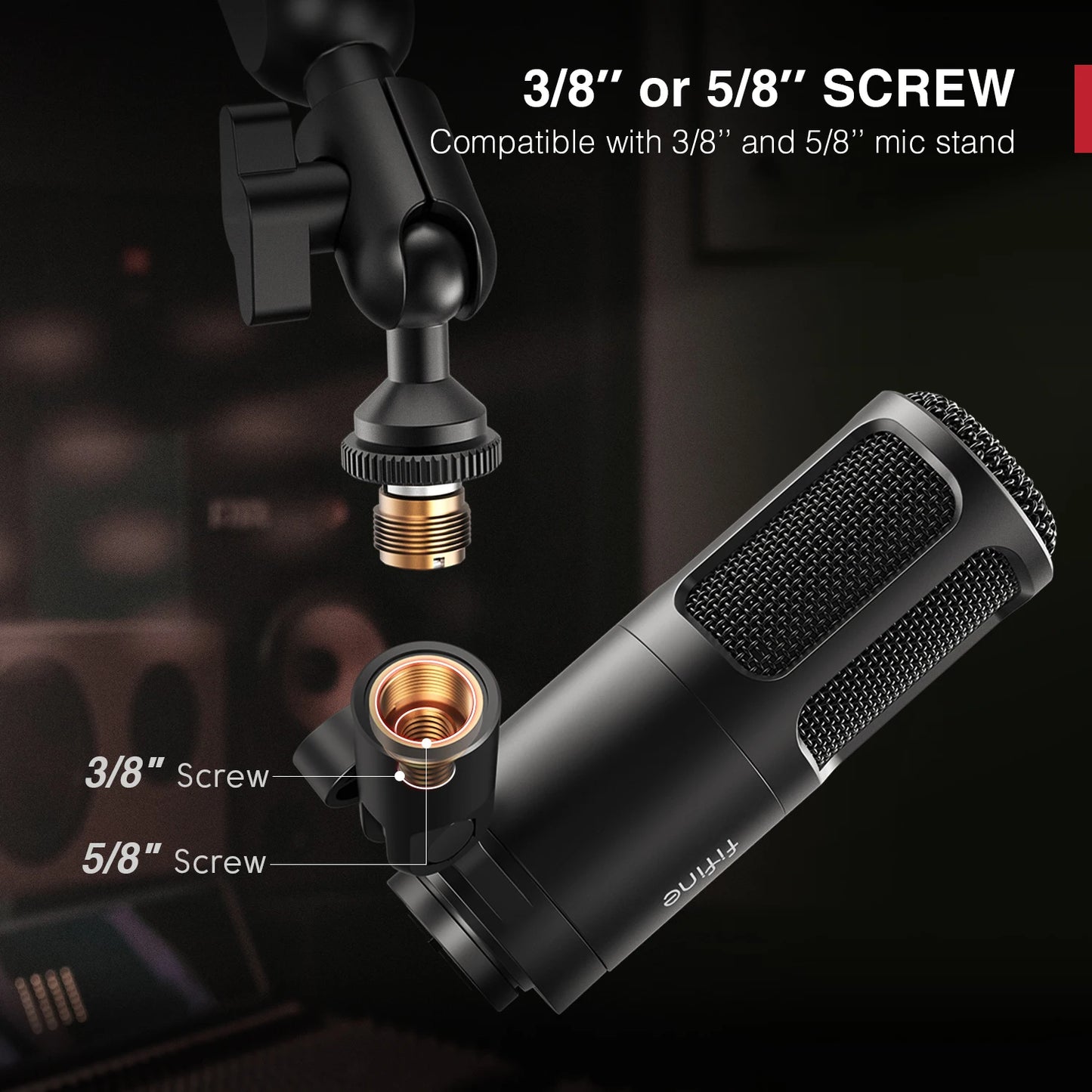 FIFINE XLR Dynamic Microphone K669D