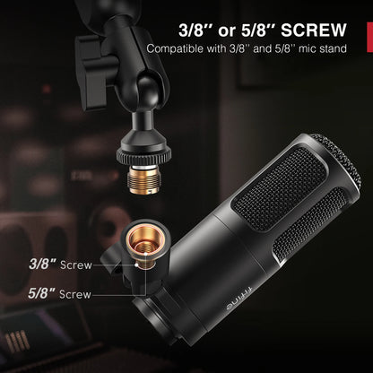 FIFINE XLR Dynamic Microphone K669D