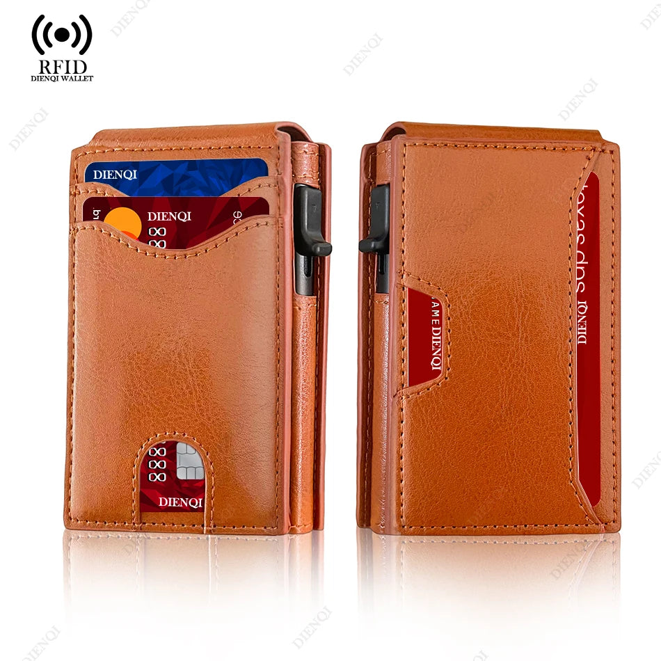 Carbon Fiber Rfid Credit Card Holder Men Wallets Anti Theft Slim Thin Wallet Luxury Cardholder Minimalist Wallet Purse Walet Bag