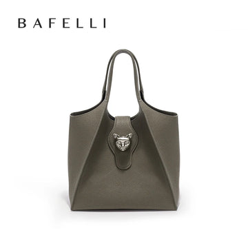 BAFELLI Genuine Leather Tote — Versatile, Timeless Design for Every Occasion