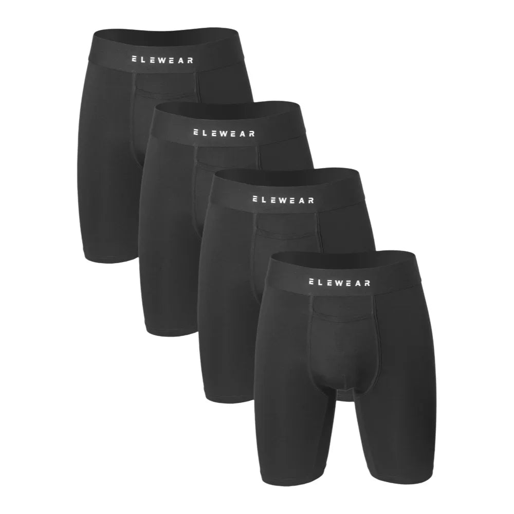 4pcs Men Modal Underwear - Breathable Boxershorts with Opening - ShopHub