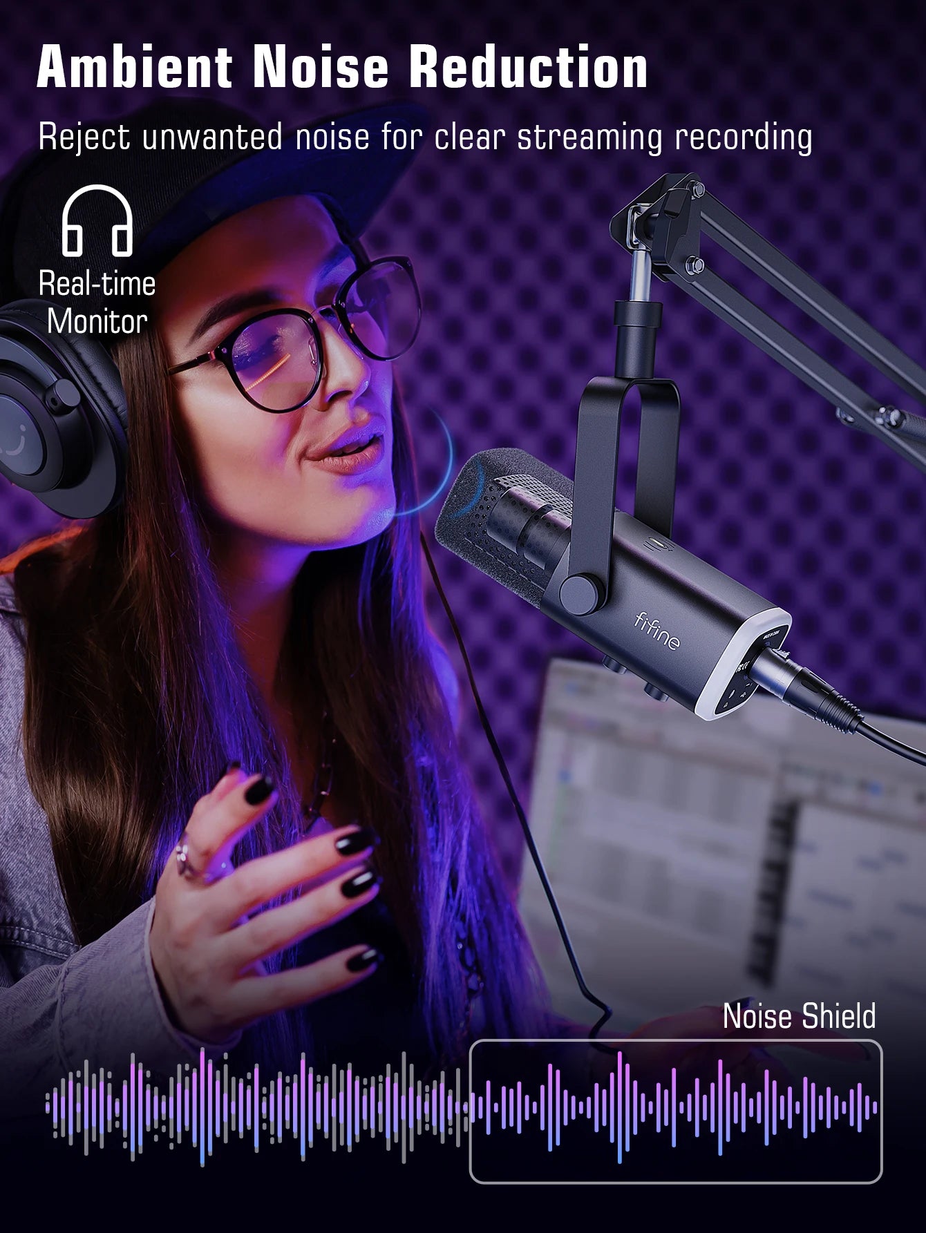 FIFINE Dynamic XLR Microphone Kit: Elevate Your Sound Experience