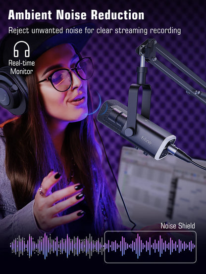 FIFINE Dynamic XLR Microphone Kit: Elevate Your Sound Experience