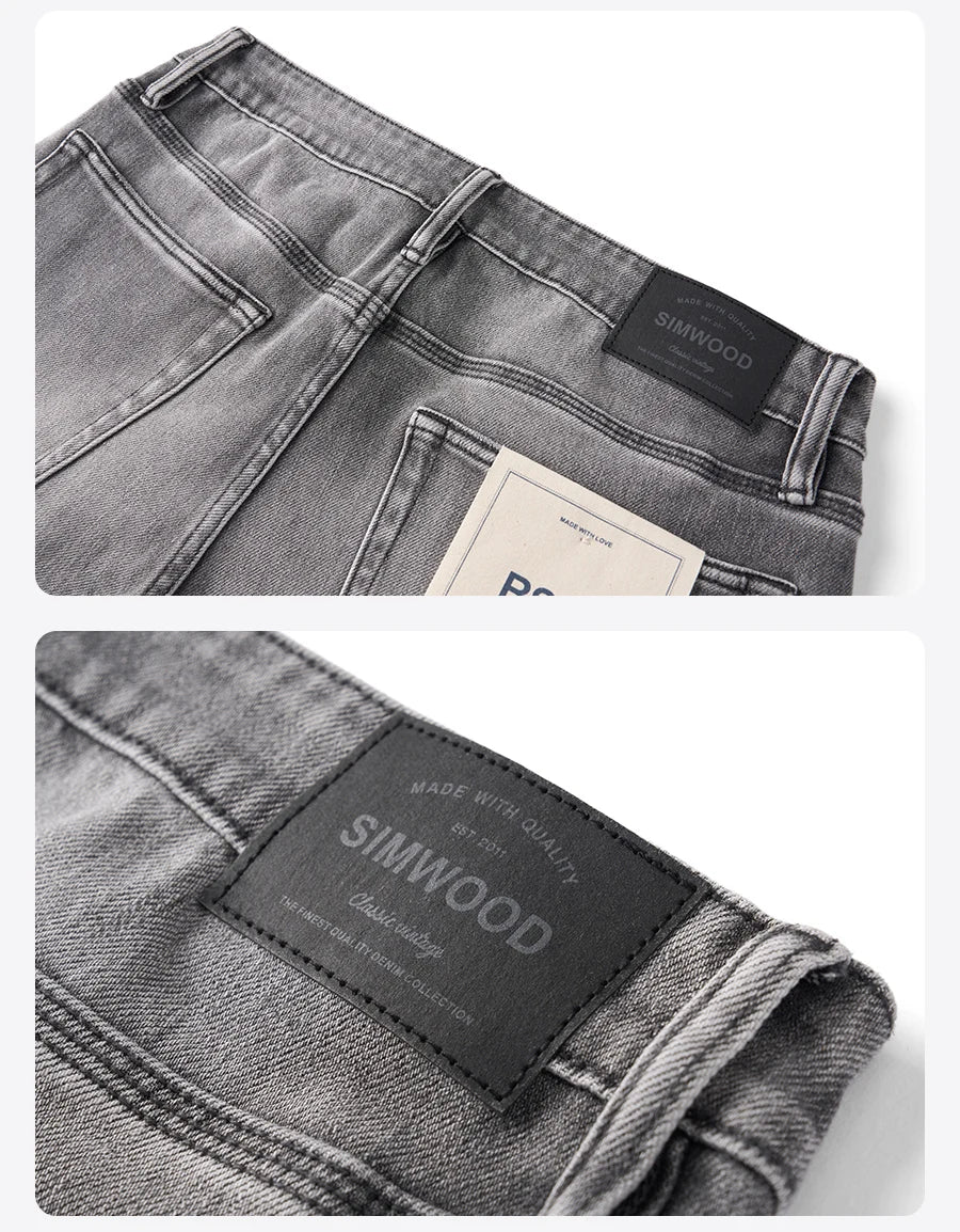 SIMWOOD 13.4OZ Enzyme Washed Jeans