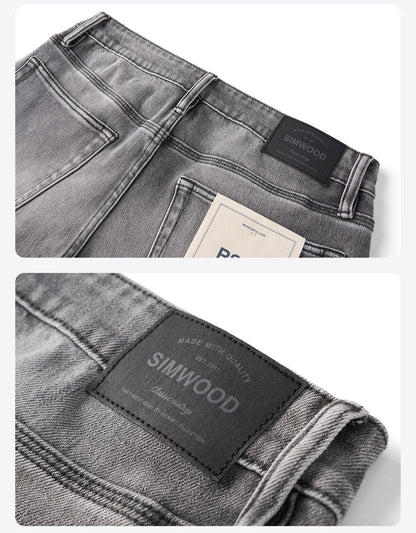 SIMWOOD 13.4OZ Enzyme Washed Jeans