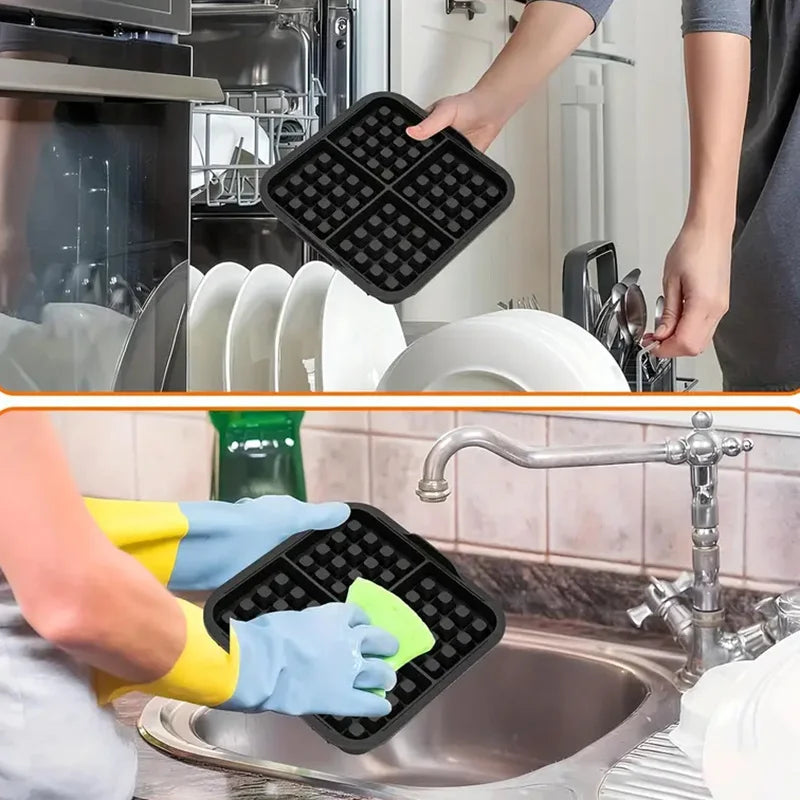 Square Waffle Mold, Non-Stick Baking Pan for Air Fryer - ShopHub