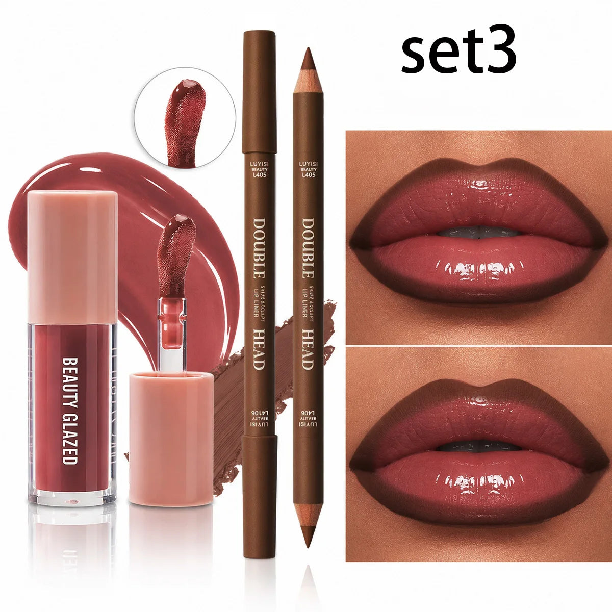 2pcs/Set Lip Makeup Set