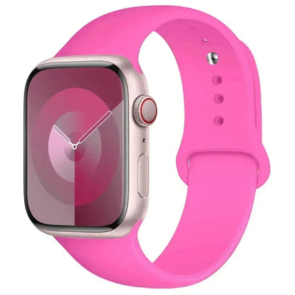 Silicone Replacement Strap for Apple Watch Series (38mm - 42mm) (available in 45 colours) Habicare