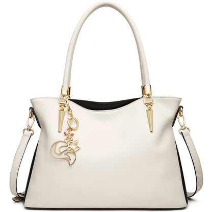 FOXER New Elegant Shoulder Bag for Women Luxury Designer Handbags Cowhide Leather Female Messenger Crossbody Bag Purse