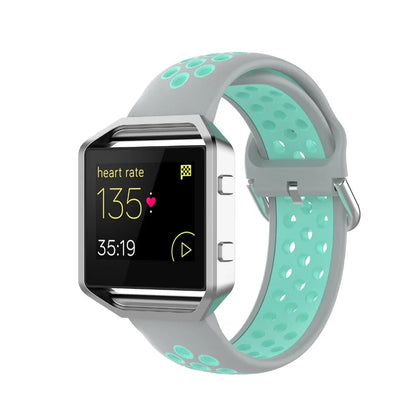 Silicone Sport Strap for the Fitbit Blaze/Versa/Versa 2/Lite Series (15 colours available) Habicare