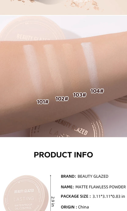 BEAUTY GLAZED Oil Control Matte Face Powder