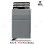 Rfid Smart Bank Credit Card Holder Wallet Metal Thin Slim Men Wallets Pop Up Minimalist Wallet Black Metal Bank Cardholder Case