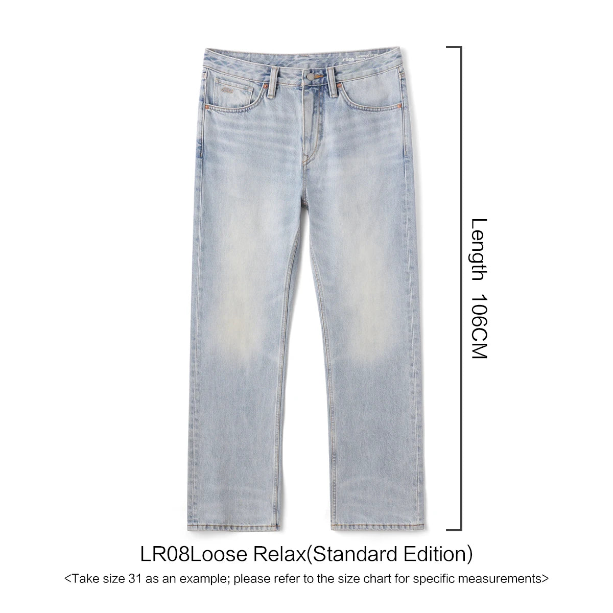 SIMWOOD Loose Relax 13.5oz Heavyweight Washed Vintage Jeans