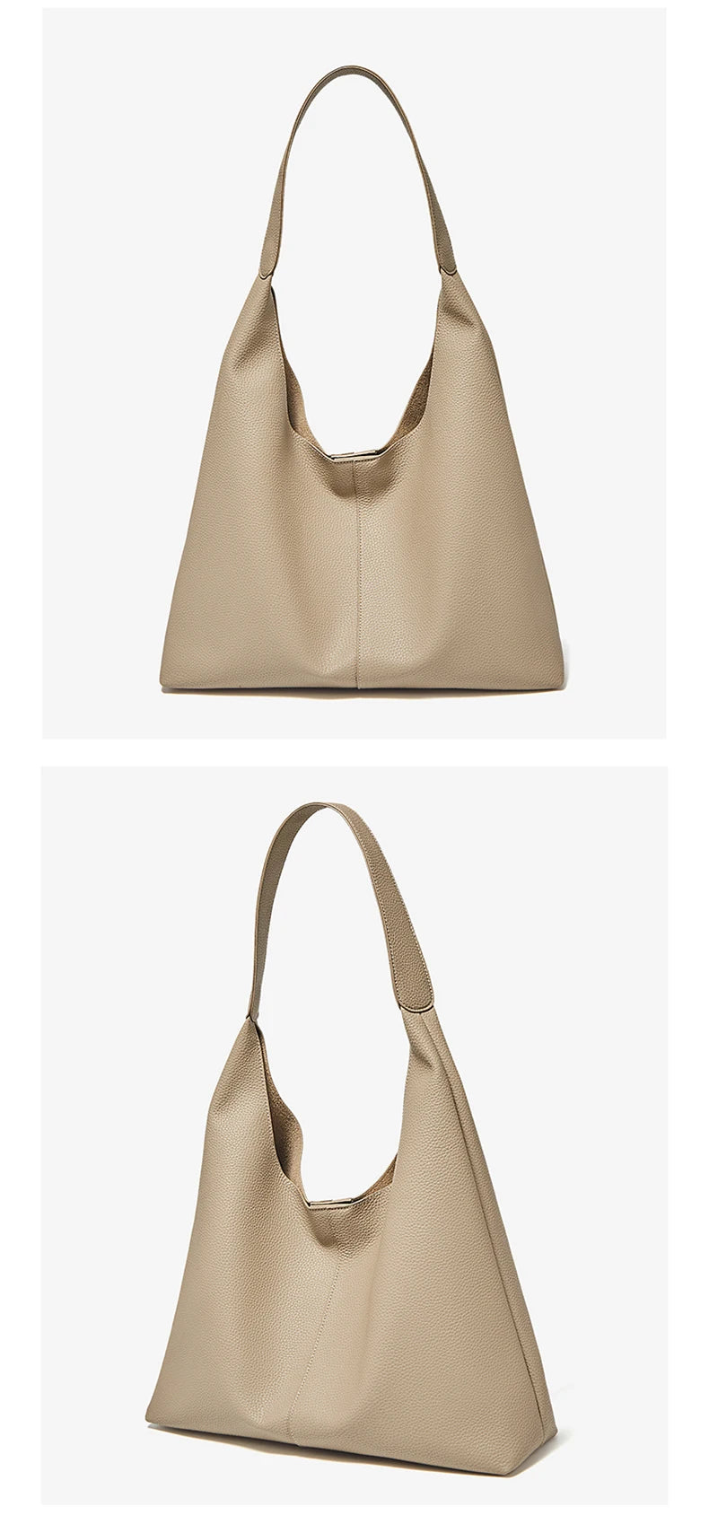 FOXER Minimalism Split Leather Women Shoulder Underarm Bag 2026 New Solid Casual Hobo Bag Female Daliy Tote Bag Purse