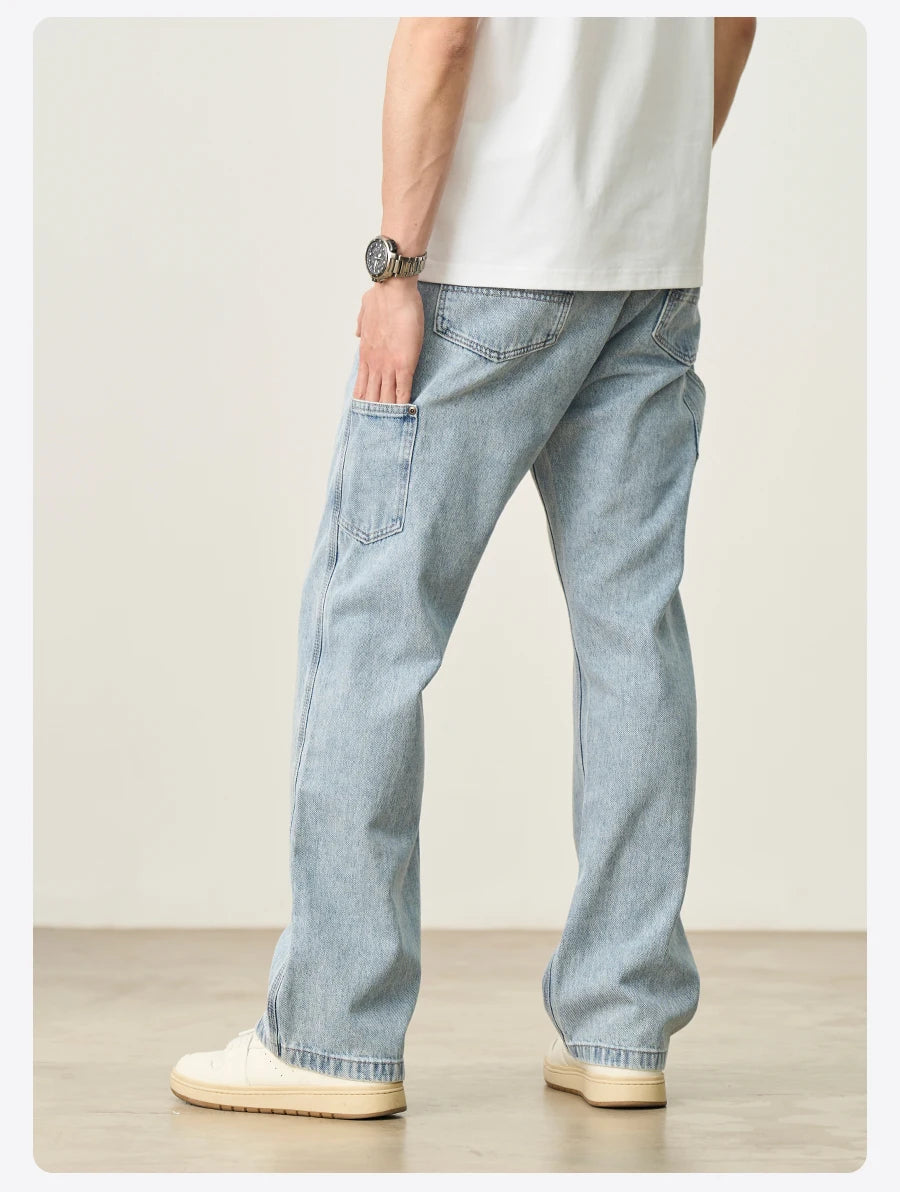 SIMWOOD 11oz Loose Relax Logging Jeans