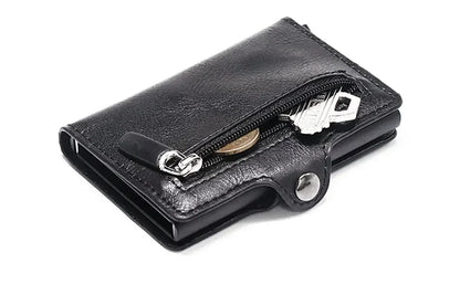 Carbon Fiber Rfid Credit Card Holder Men Wallets Storage Money Bag Hand Purse Small Mini Slim Wallets Carteira Masculina
