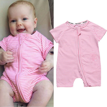 Kids Tales Sunny Side Cotton-Blend Zip Baby Romper