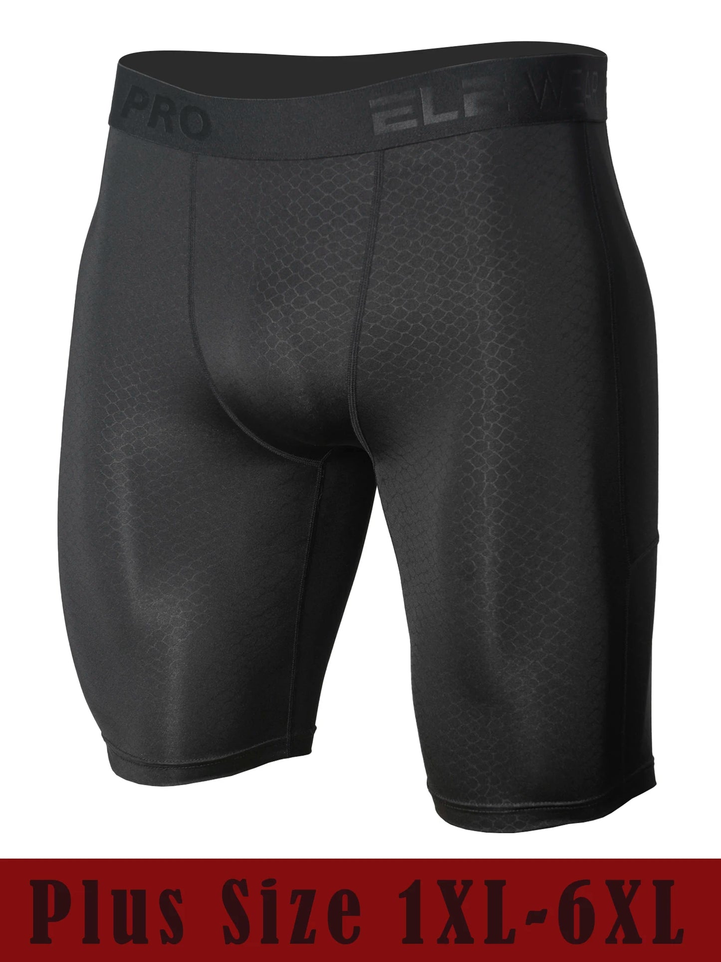 Men's Sports Running Underwear with Side Pockets, Plus Size 1XL-6XL - ShopHub
