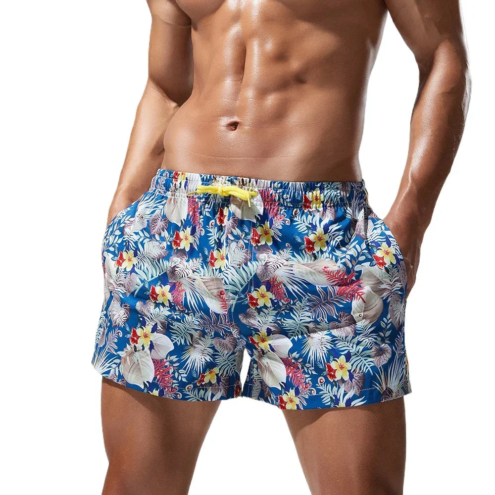 S101 Printed Quick-Dry Boardshorts | Unlined