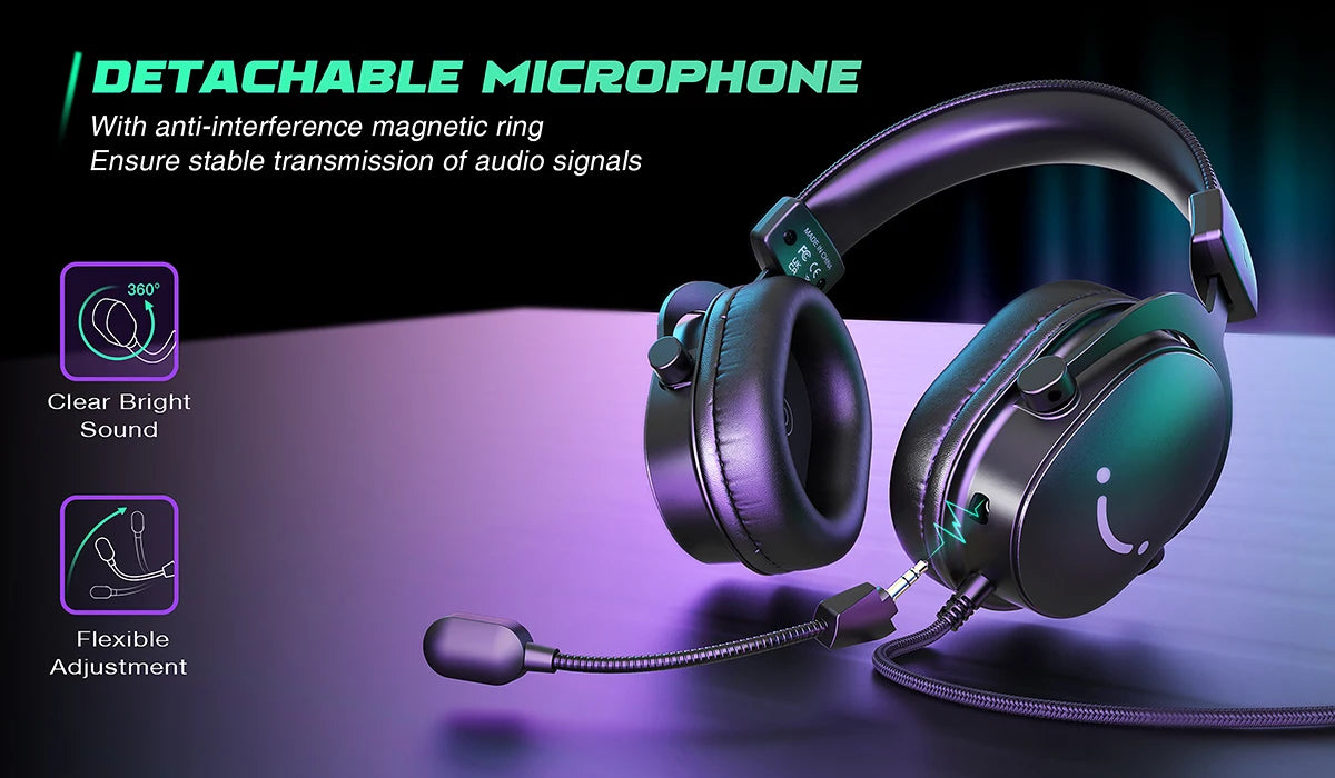 Immerse Yourself in Gaming with the FIFINE 7.1 Surround Sound Headset