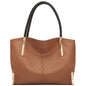 FOXER Genuine Leather Lady's Handbag Elegant Luxury Design Women Shoulder Bag Large Capacity Tote Bag Best Gift for Mom,Wife