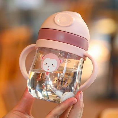 MAMIJOY BY01 Kids Water Sippy Cup – 350ml Leakproof Bottle with Straw