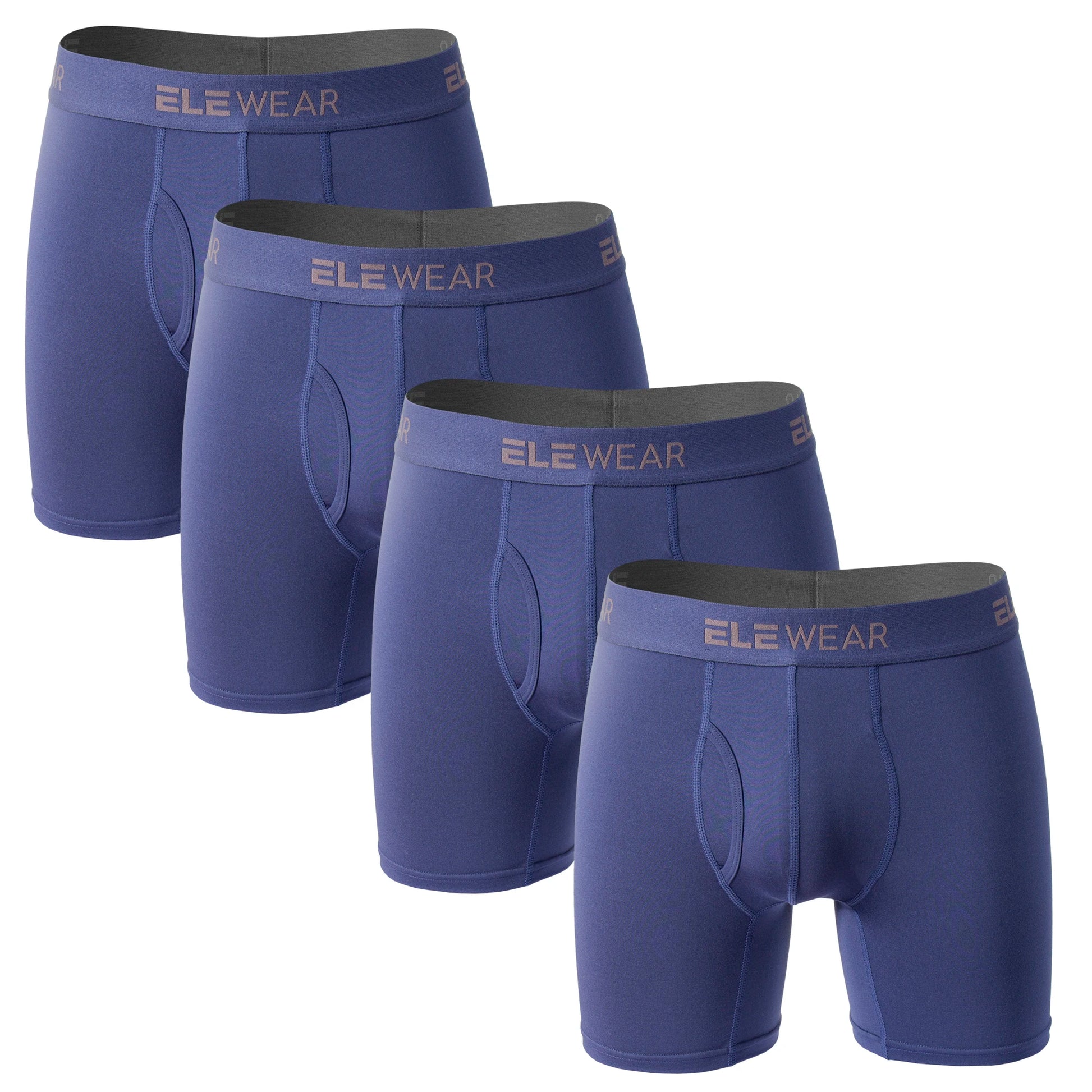 4 Pack Men's Breathable Boxershorts with Opening - Plus Size - ShopHub