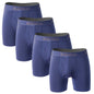 4 Pack Men's Breathable Boxershorts with Opening - Plus Size - ShopHub