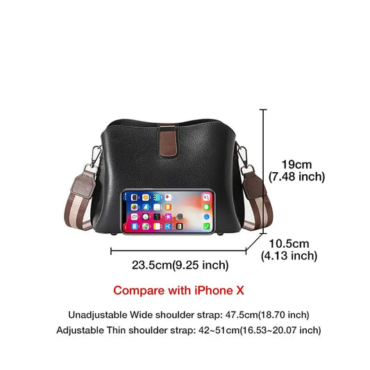 FOXER Genuine Leather Women's Shoulder Bag 2026 Casual Lager Tote Bag PVC Female Crossbody Purse