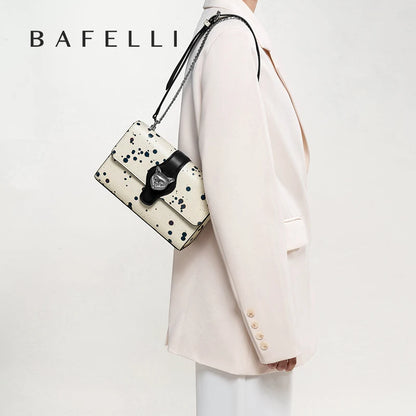 BAFELLI Genuine Leather Messenger Bag