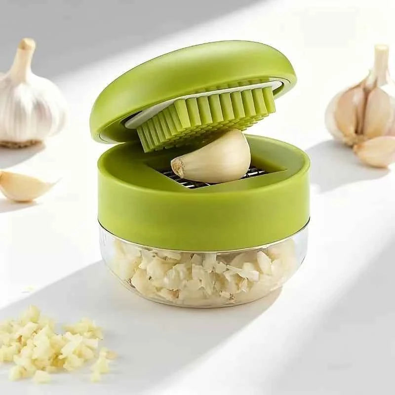 1Pc Manual Garlic Press Crusher Mincer Ginger Squeezer Kitchen Accessories Gadgets Tools Home Cooking Camping BBQ Chopper