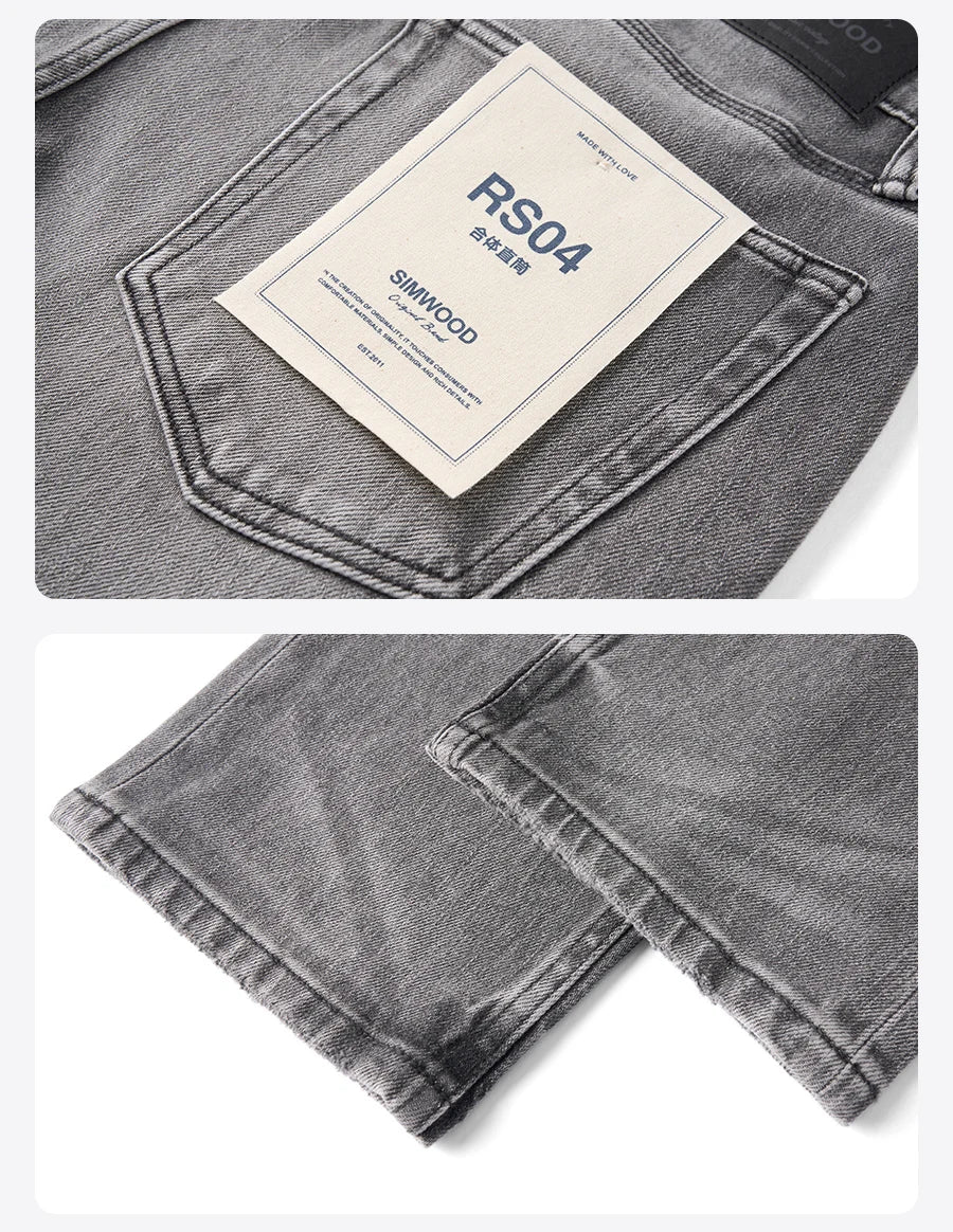 SIMWOOD 13.4OZ Enzyme Washed Jeans