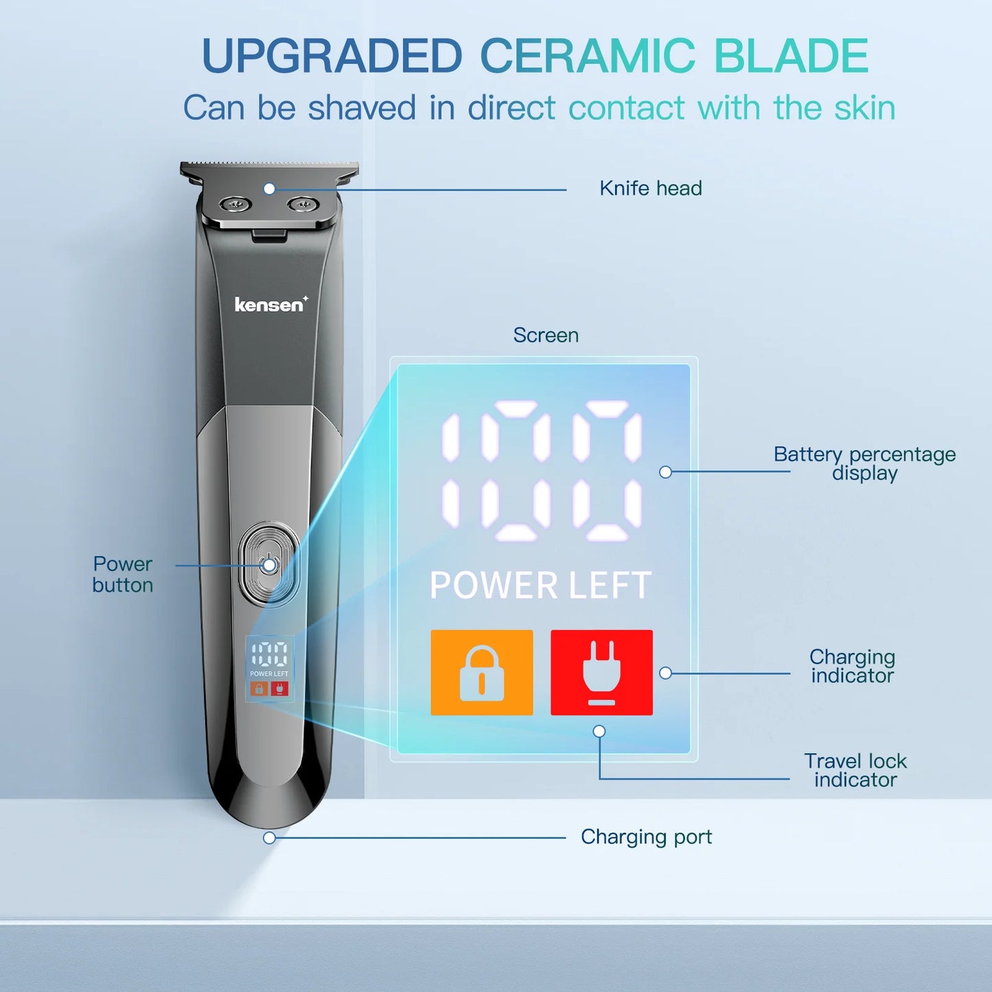 Kensen S25 Electric Body Hair Trimmer