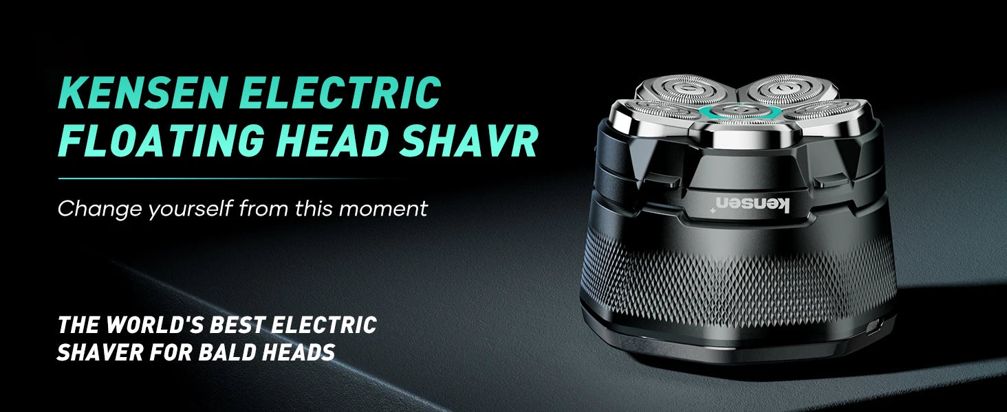 Replaceable blade for S15 head shaver by ShopHub NZ, showing a close-up of the razor blade refill with sharp edges and packaging.