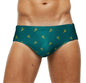 Men's DATIFER Quick Dry Swim Briefs from ShopHub NZ, showcasing navy blue fabric with secure waistband and sleek design.