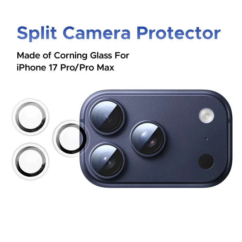 UGREEN Camera Lens Protector for iPhone 18, 17, 16, 15, Pro Max