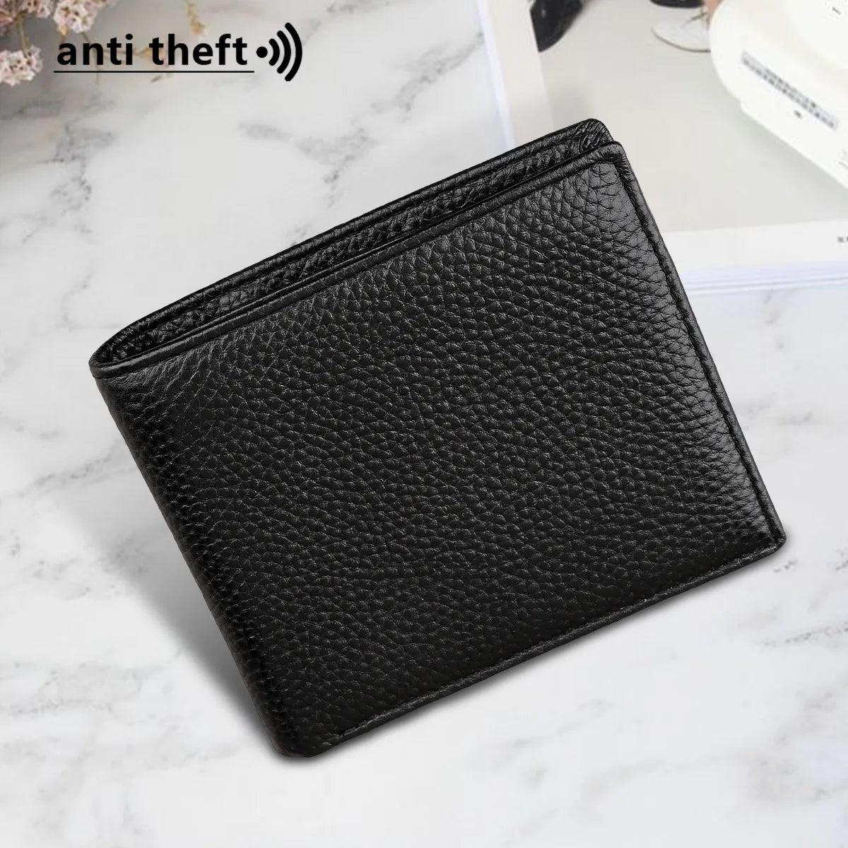 Premium Genuine Cow Leather Bifold Wallet