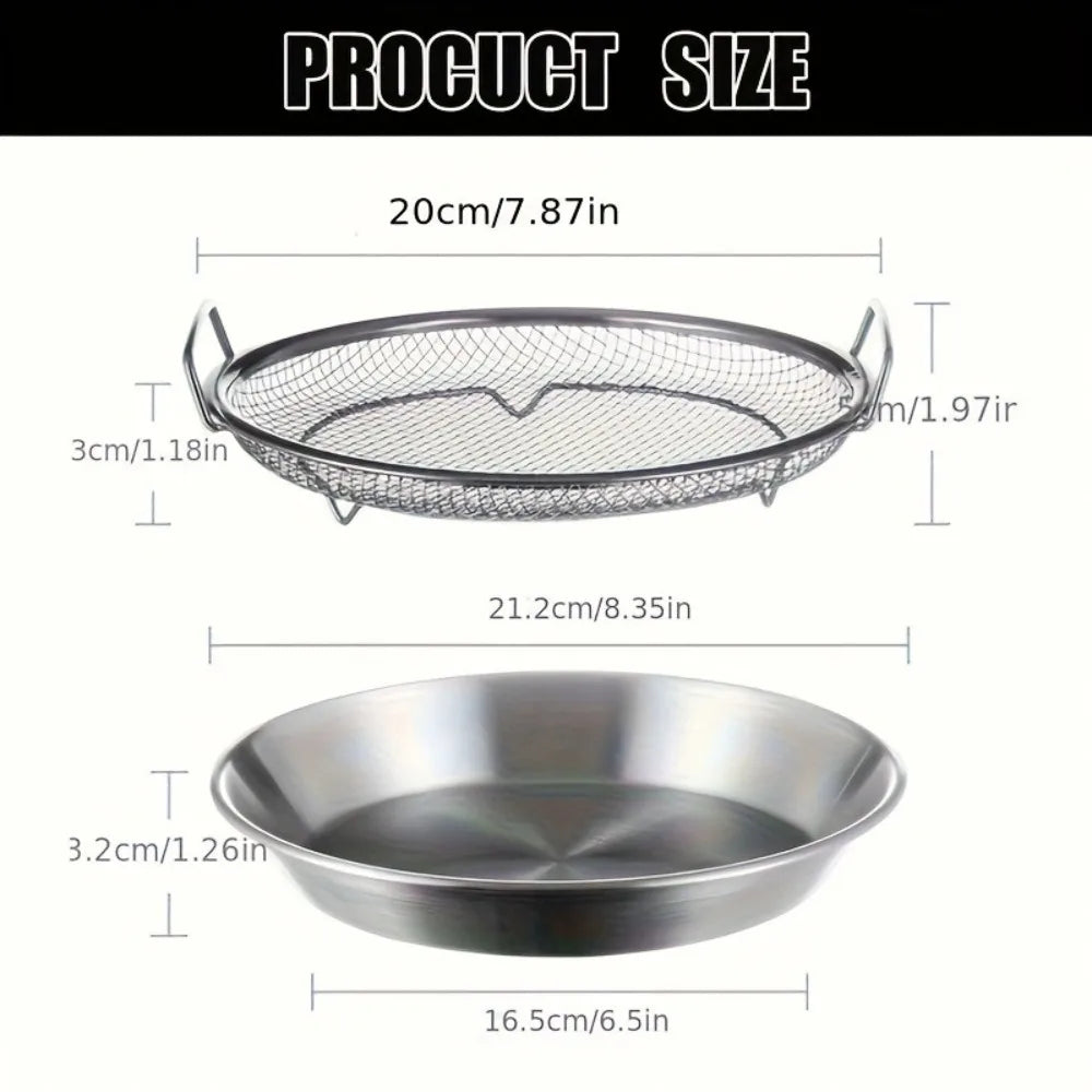 Heavy Duty Frying Rack with Tray - ShopHub