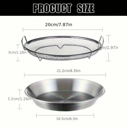 Heavy Duty Frying Rack with Tray - ShopHub